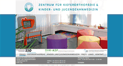 Desktop Screenshot of kieferorthopaedie-zug.ch